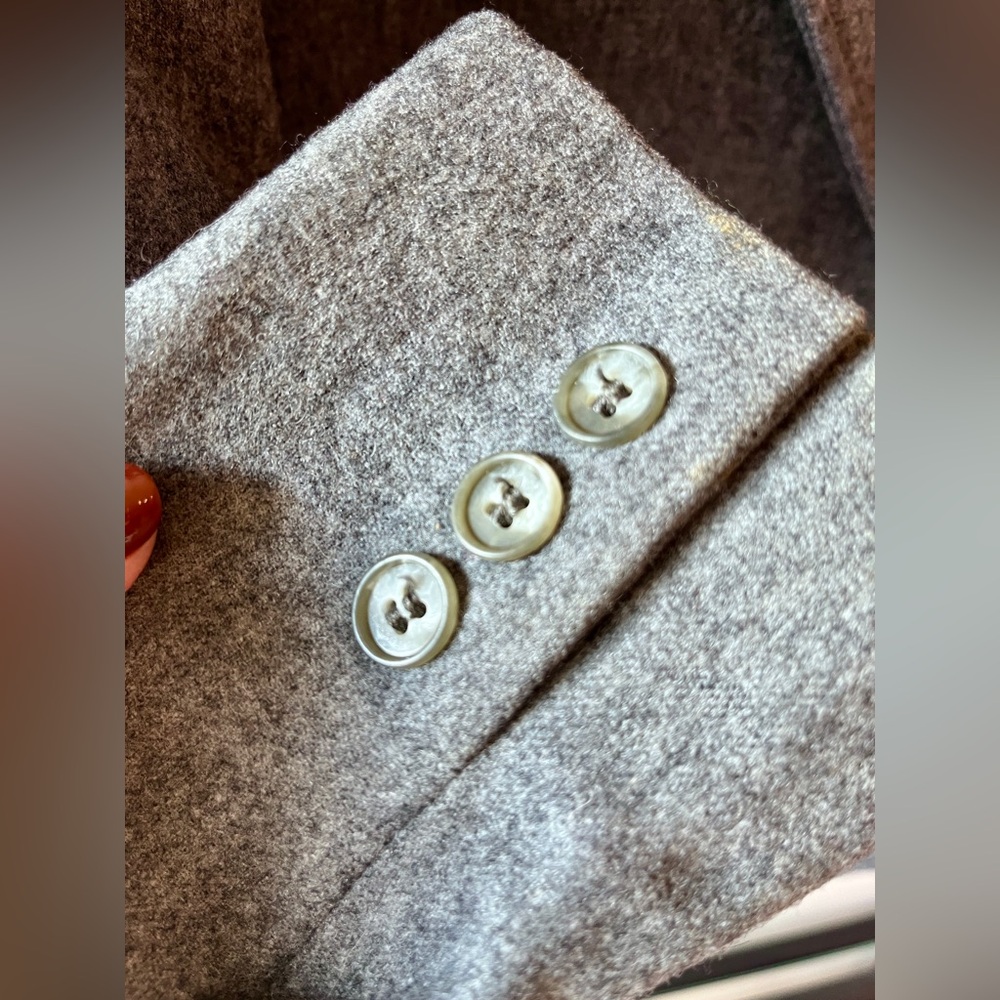 Pendleton Vintage 100% Wool Blazer Jacket Women’s 16 Gray USA Minimalist Classic - Picture 4 of 7